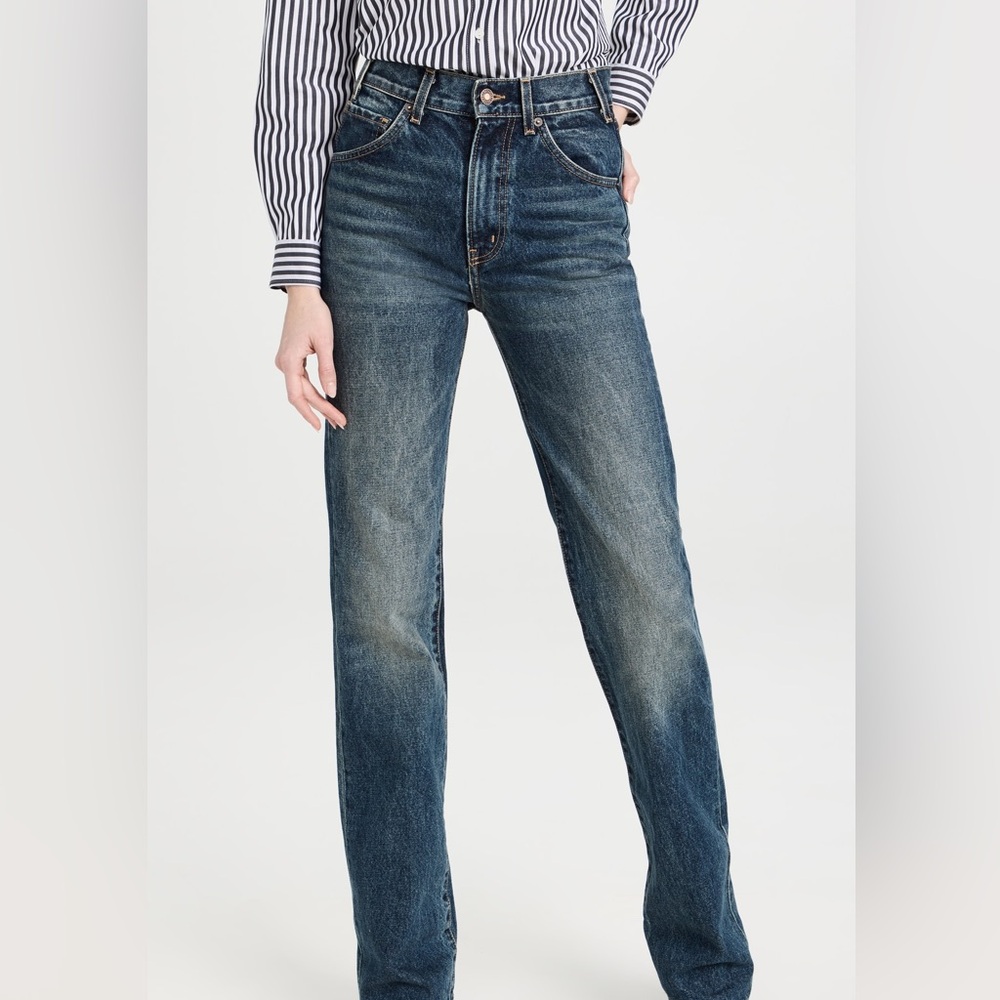 Nili Lotan Joan Jean, long raw hem, 27